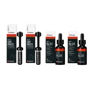 CBD Paste i praktisk applikator | 75 %+ | CBD Olie 04 | 30 %+ | Wetality All-In pakke