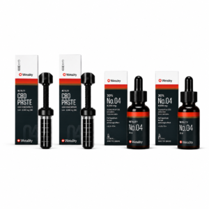 CBD Paste i praktisk applikator | 75 %+ | CBD Olie 04 | 30 %+ | Wetality All-In pakke